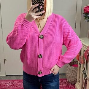 Pink Cardigan